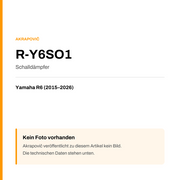 Akrapovic Schalldämpfer Yamaha R6 (15-26) R-Y6SO1 — Platzhalter, kein Herstellerfoto verfügbar