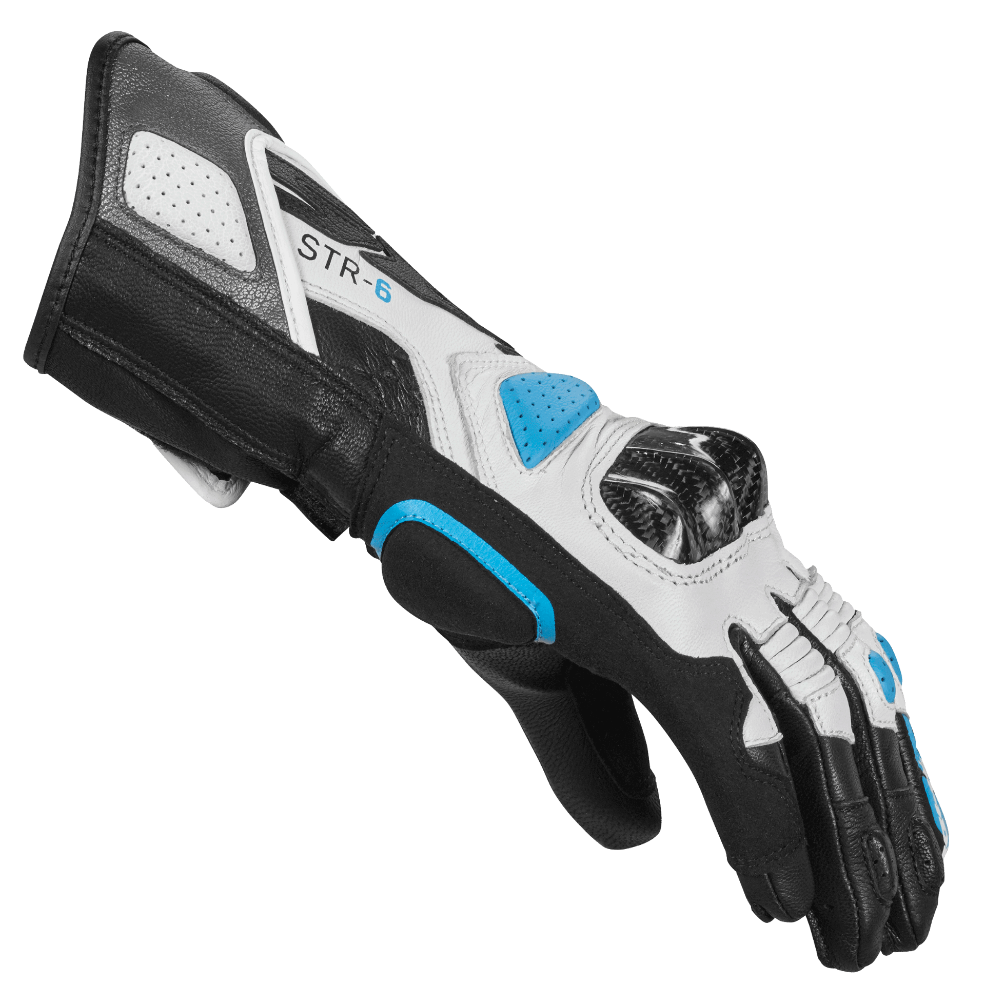 Spidi STR-6 Sport kožne motociklističke rukavice | žene | sivo/bijelo/Provence | A222302 