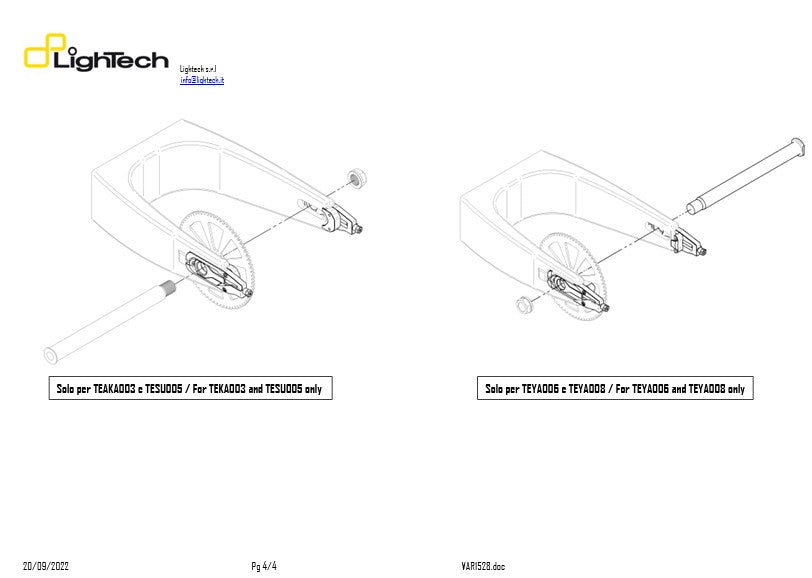 LighTech napinjač lanca za Suzuki GSX-R 600 & 750 (11-16) TESU004 