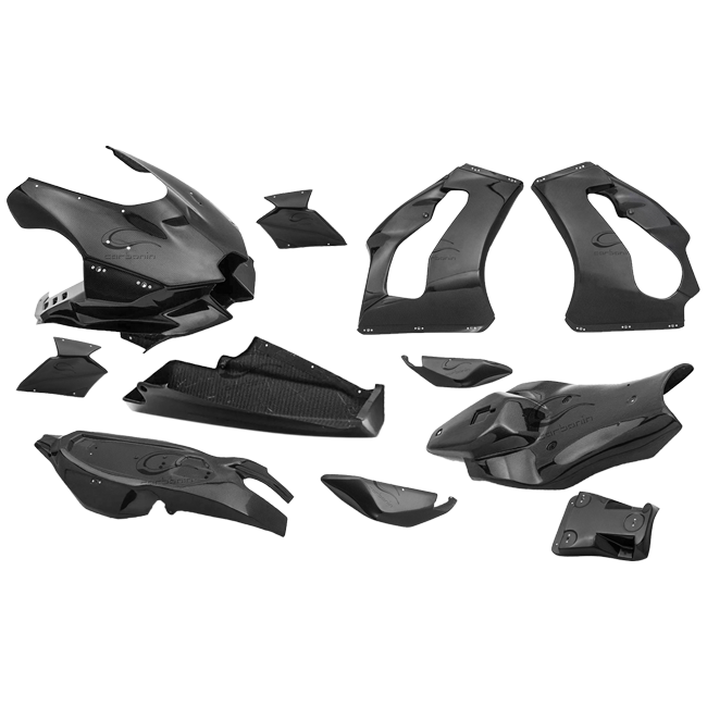 Kompletna karbonska obloga za Kawasaki ZX-10 R/RR (21-26) Carbonin 