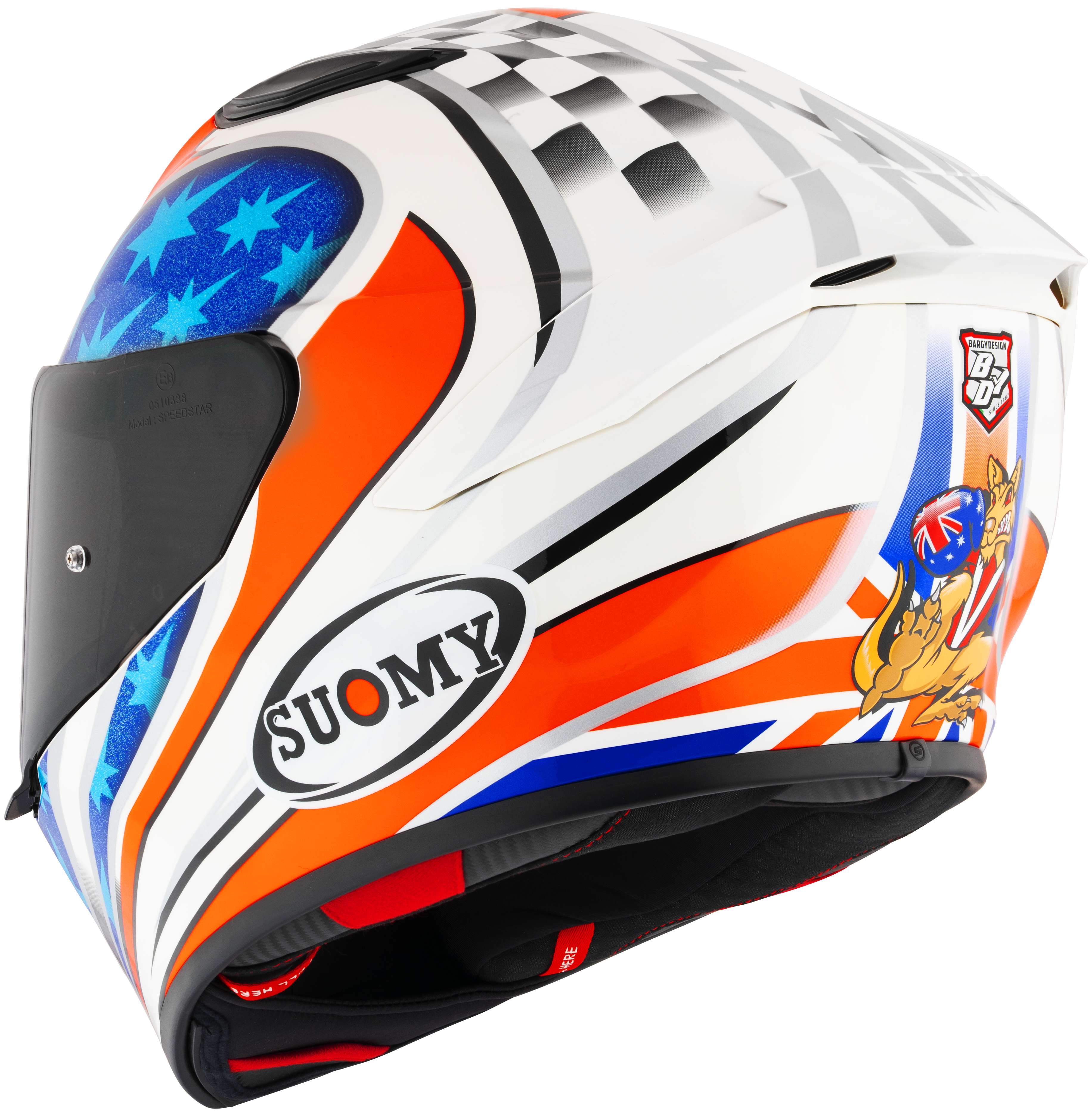 Suomy Track-1 kaciga Troy Bayliss 2002 Replica K6T10018 