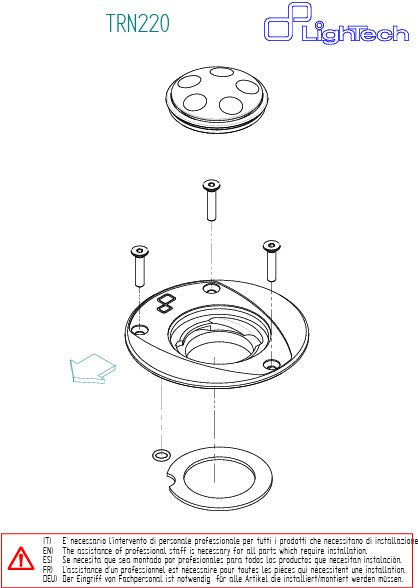 LighTech čep rezervoara s navojem za Suzuki GSX-R 1000 (03-23) TRN220 