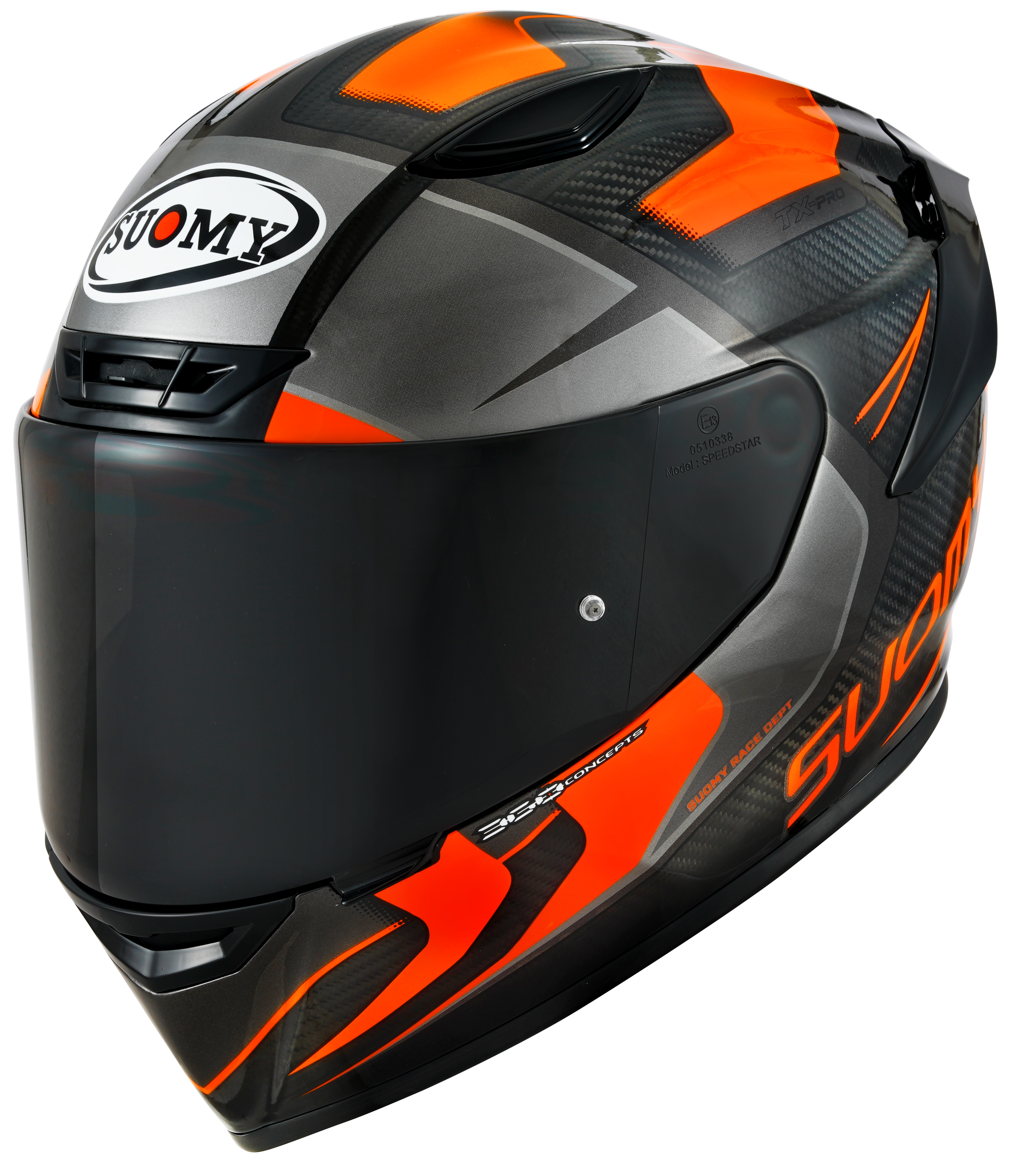 Suomy TX-Pro kaciga Carbon Advance Orange Fluo K6TX0004 