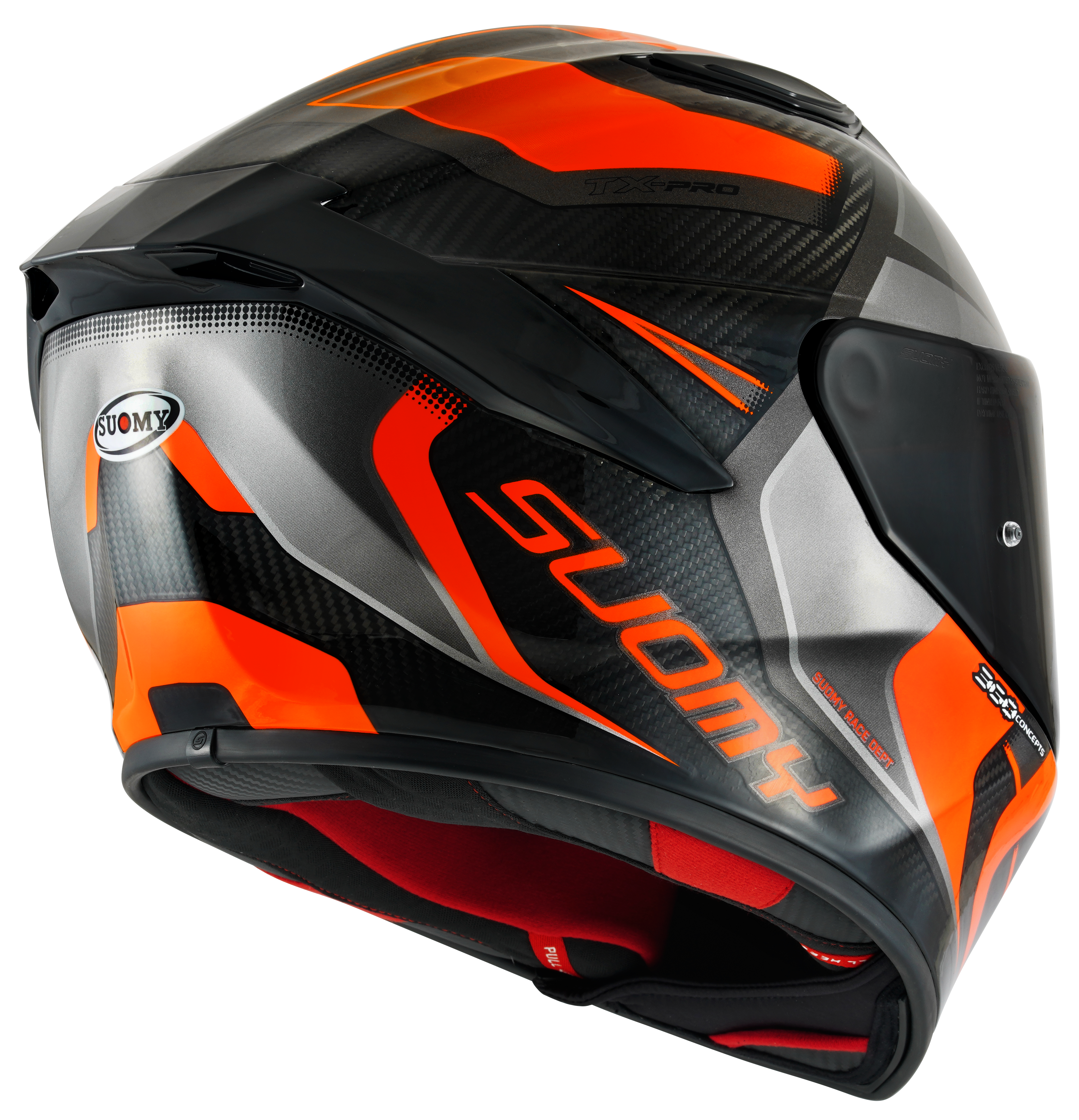 Suomy TX-Pro kaciga Carbon Advance Orange Fluo K6TX0004 