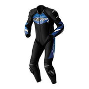 RST Tractech EVO D3O kombinezon od jednog dijela Kožno odijelo – Perforirani racing kombinezon | Muškarci | Crno/Plavo | 103634 
