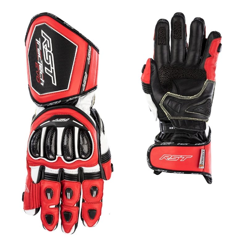 RST Tractech Evo 4 motociklističke kožne rukavice | muške | crvena/bijela/crna | 102666 