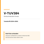 Akrapovic Geräuschdämpfer-Einsatz Yamaha R9 (24-26) V-TUV384 — Platzhalter, kein Herstellerfoto verfügbar