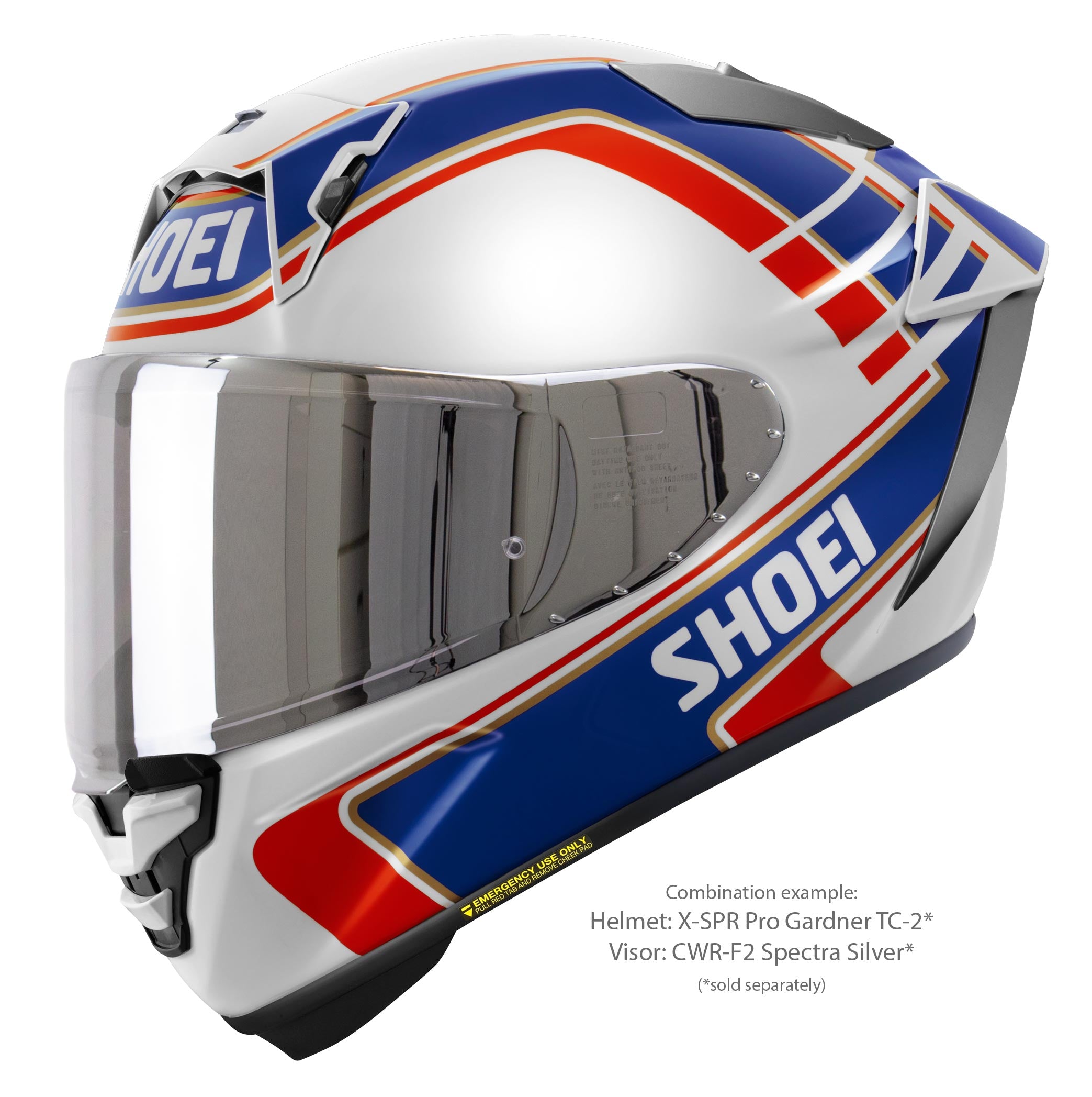 Shoei X-SPR PRO kaciga Wayne Gardner Replica TC-2 