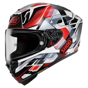 Shoei X-SPR PRO kaciga Valion TC-1 Crvena / Siva 