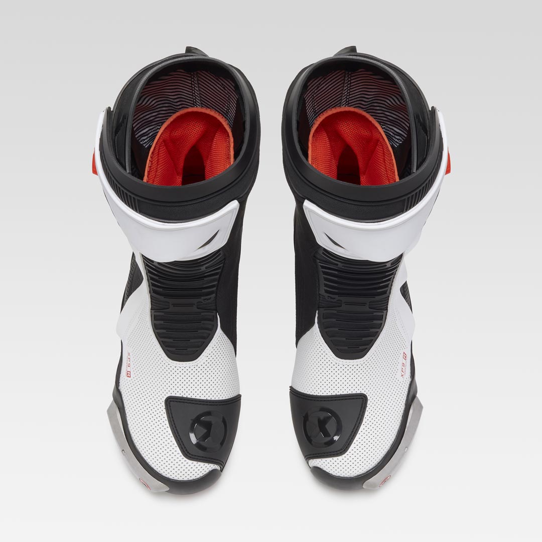 XPD XP9-R AIR perforirani trkaći i cestovni motociklistički čizme | Muški | Bijela/Crna 