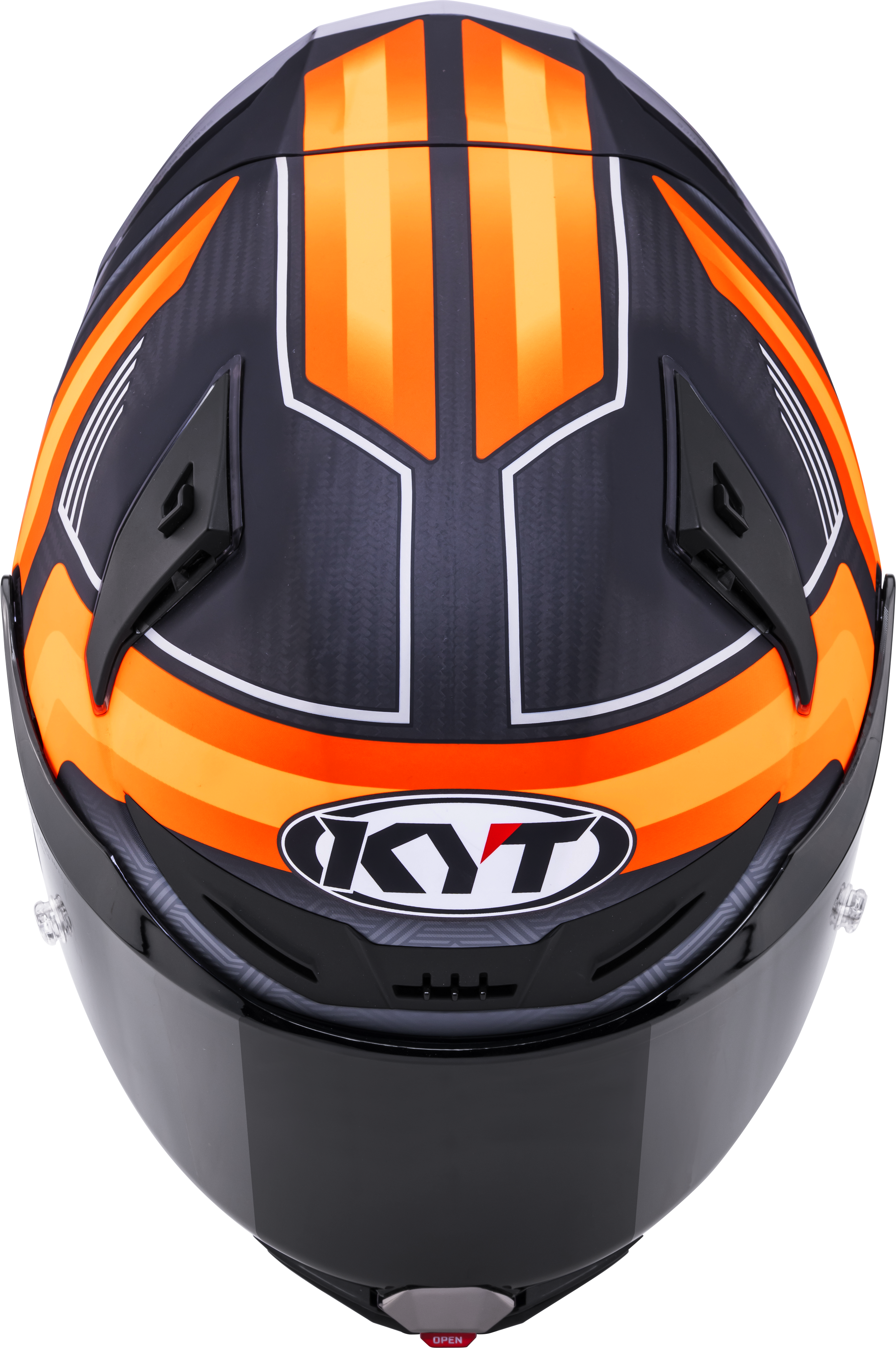 KYT R1R Racing kaciga Carbon Accelerator Matt Narančasta Y6R10001 