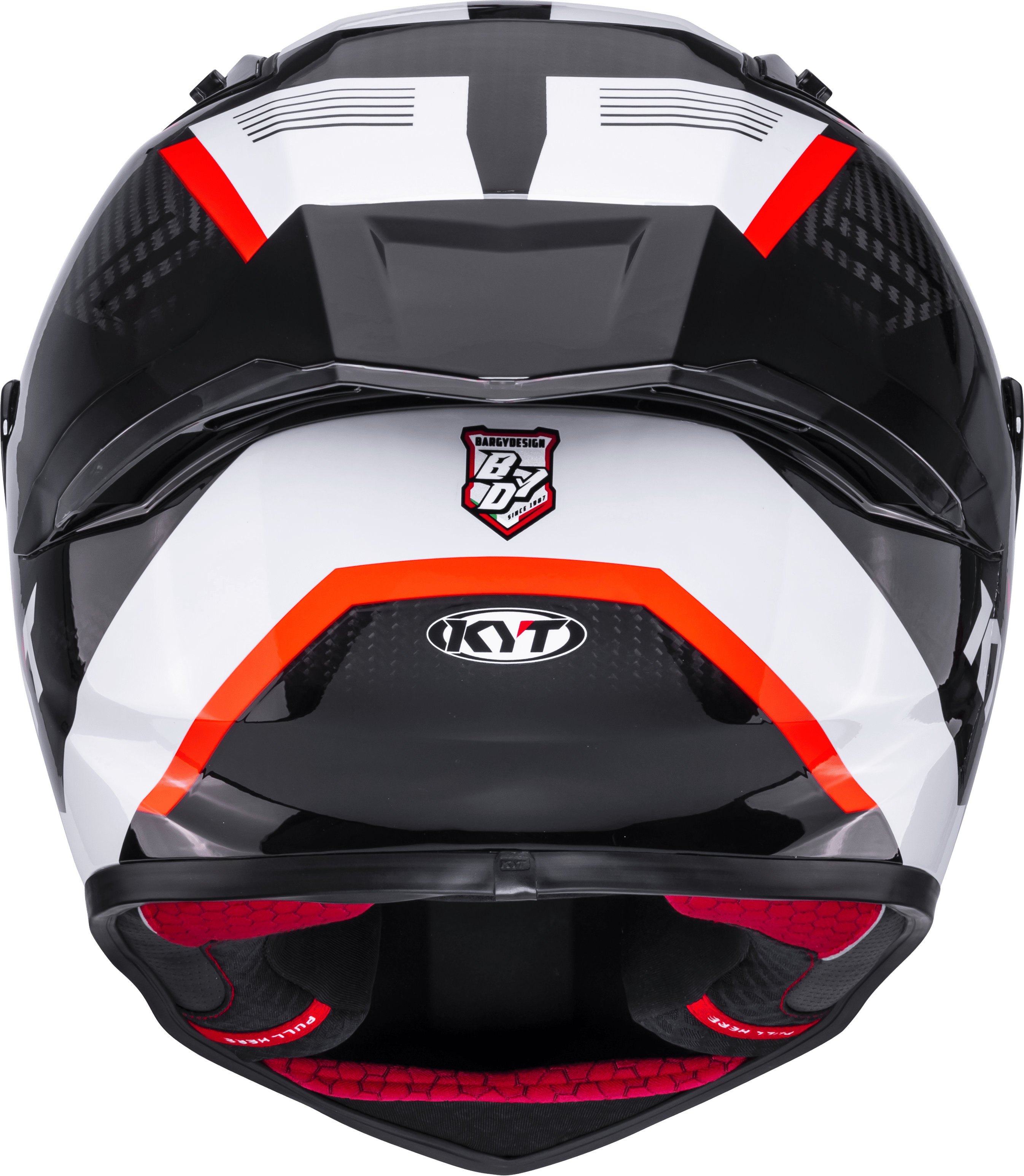 KYT R1R Racing Kaciga Carbon Zona Crvena Y6R10007 