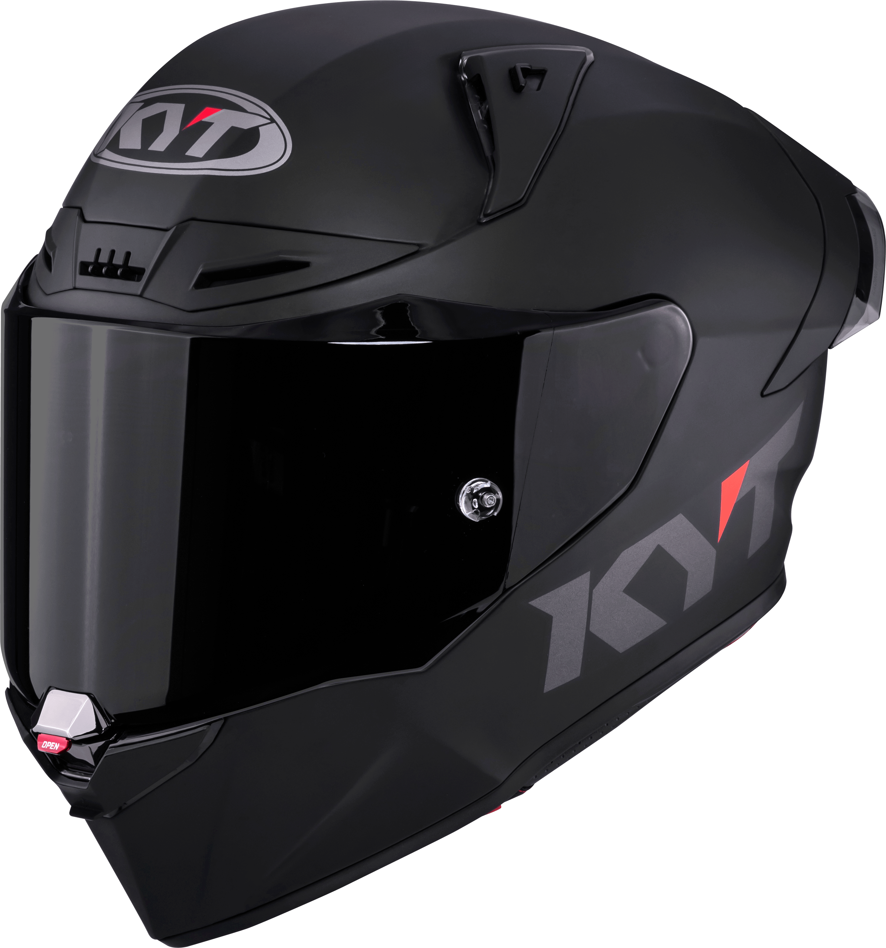 KYT R1R Racing kaciga Plain crna mat Y6R100X6 