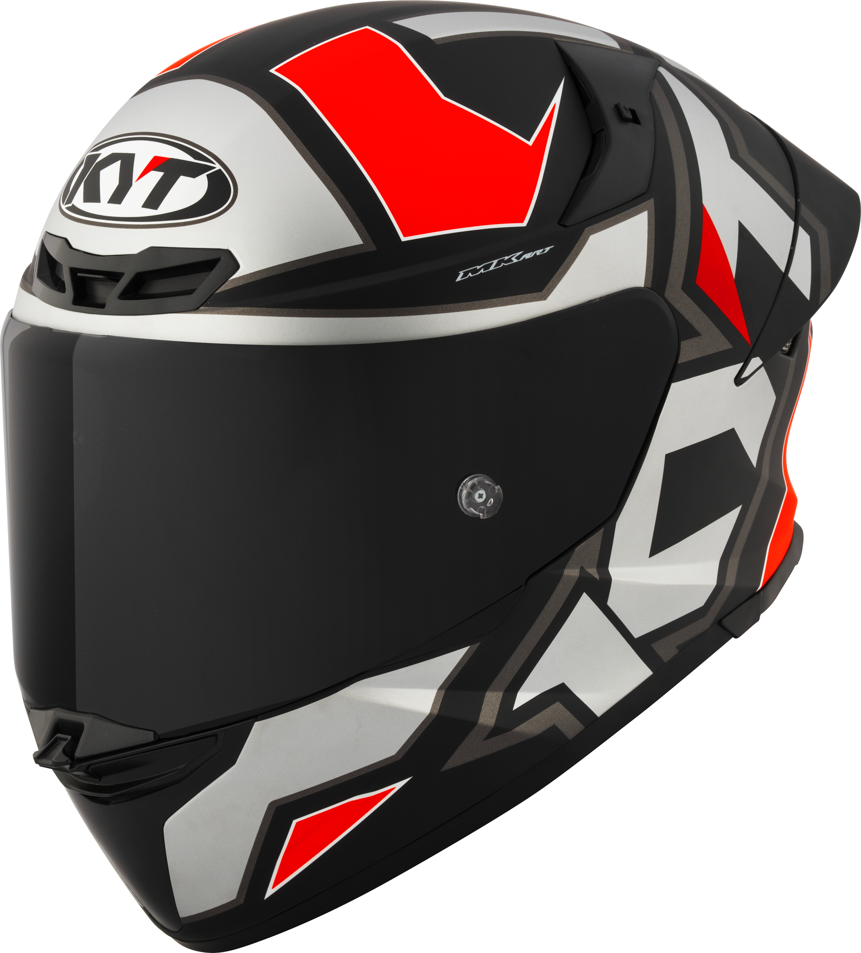 KYT TT-Revo kaciga Electron Grey Red mat Y6TR0006 