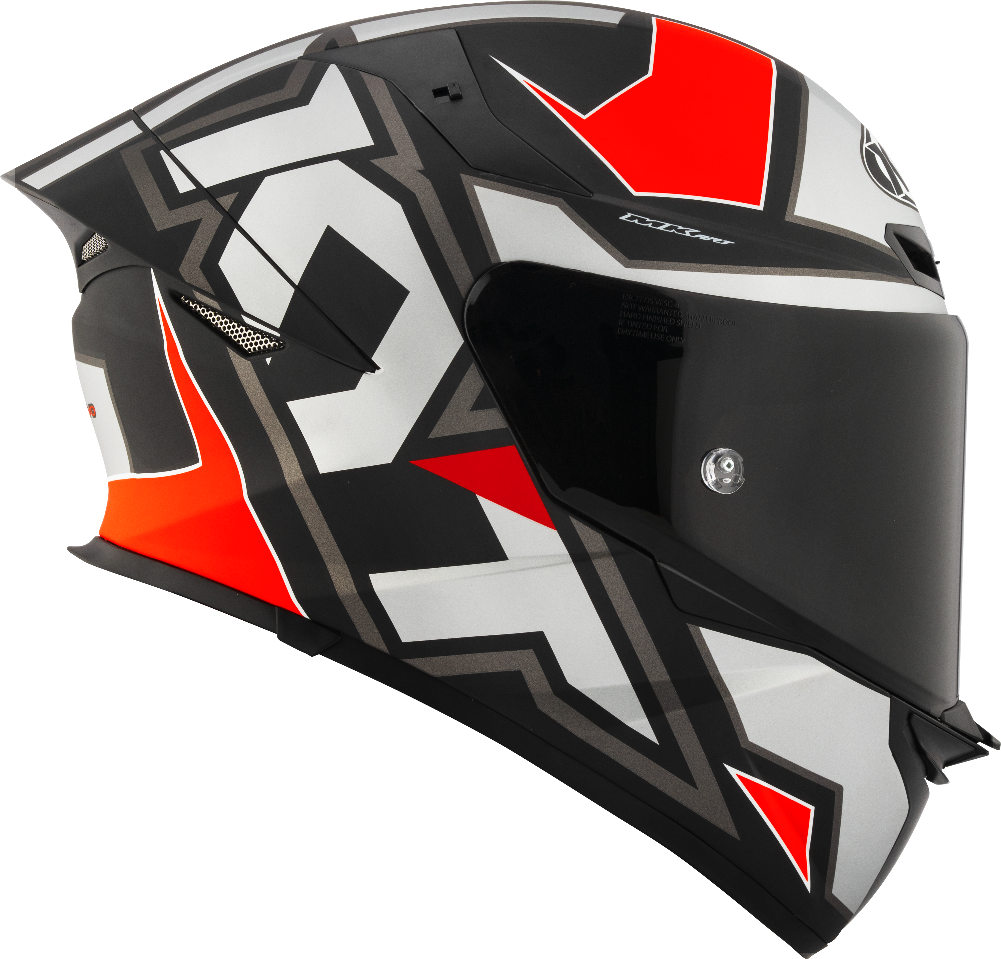 KYT TT-Revo kaciga Electron Grey Red mat Y6TR0006 