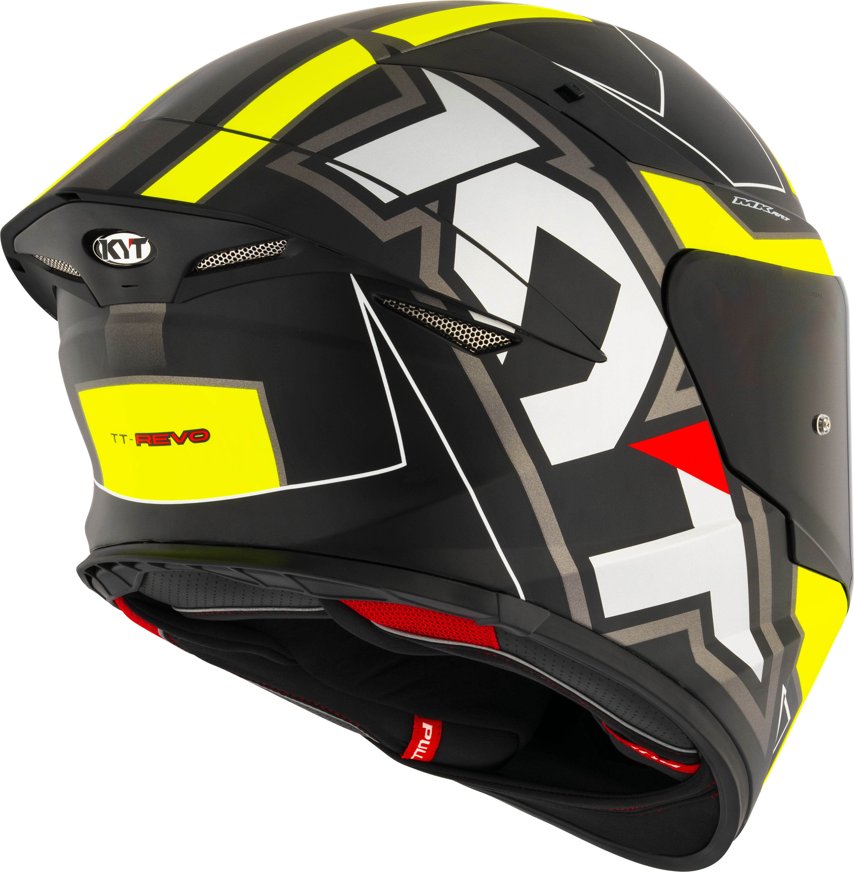 KYT TT-Revo kaciga Electron Black Yellow mat Y6TR0007 
