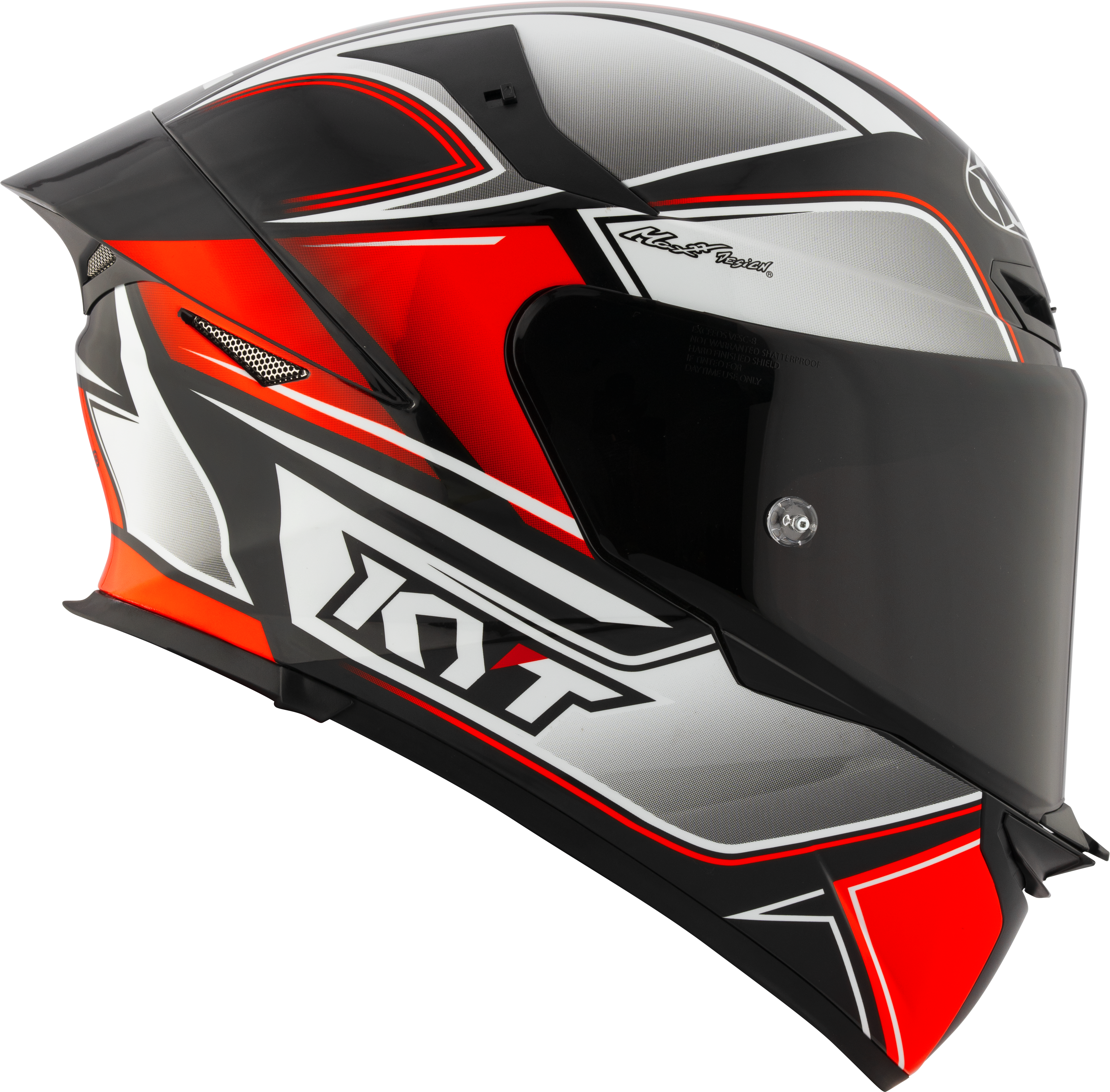 KYT TT-Revo kaciga Tourist Red Fluo Y6TR0012 