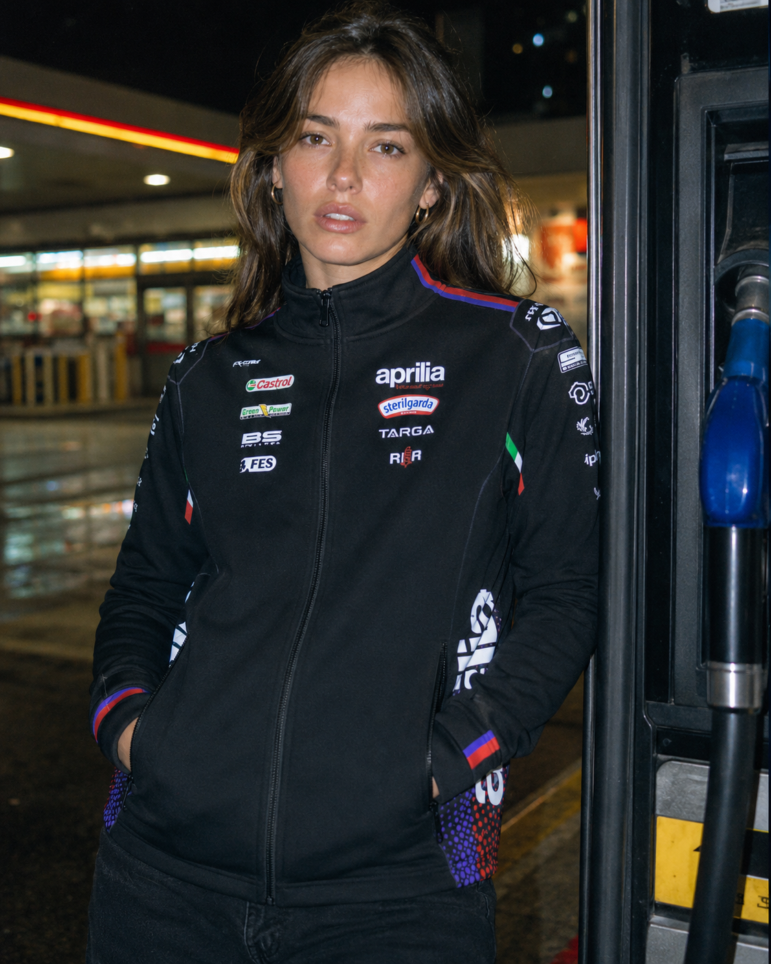 Aprilia Racing Team zip jakna s kapuljačom, replika 2026. muška IXON 