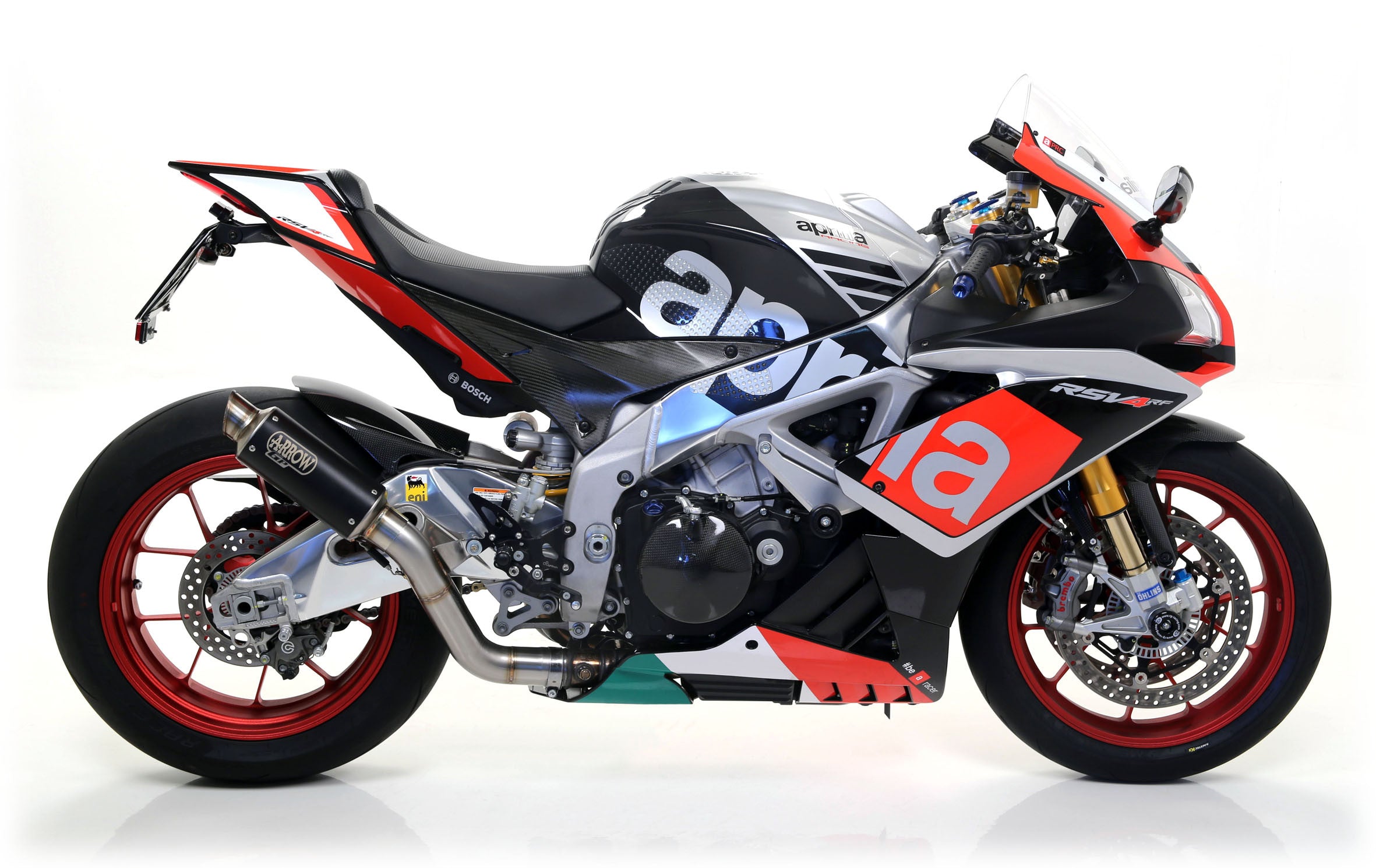 Arrow Slip-On Kit Dark GP2 nehrđajući čelik Aprilia RSV4/RR/RF (15-16) 71520GPI 
