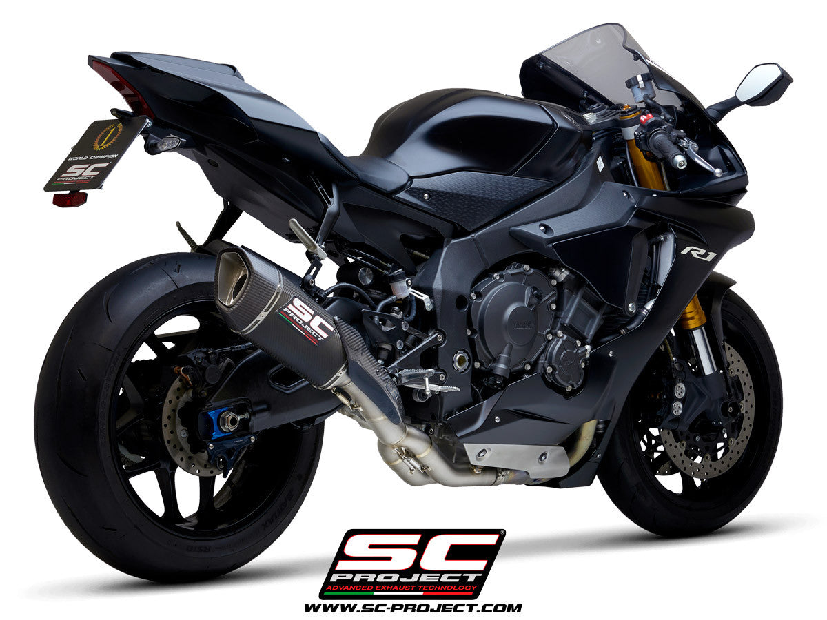 SC-Project Slip-On SC1-R + KAT zamjensko cijev Yamaha YZF-R1/M RN32 (15-16) 