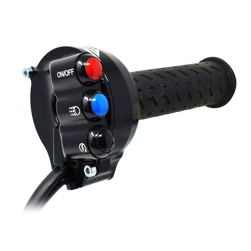 Kućište plina s integriranim prekidačem na upravljaču JetPrime Aprilia RSV4/1100 Factory/RF/RR (17-20) JP ACC 009 