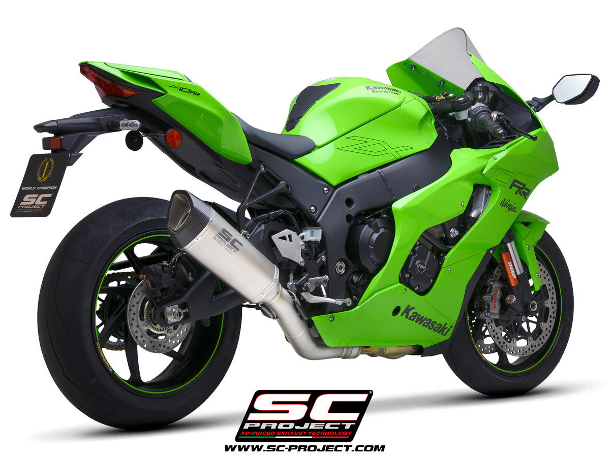 SC-Project Slip-On SC1-R + KAT zamjenska cijev za Kawasaki ZX-10 R/RR (21-26) K38A-DET91C 