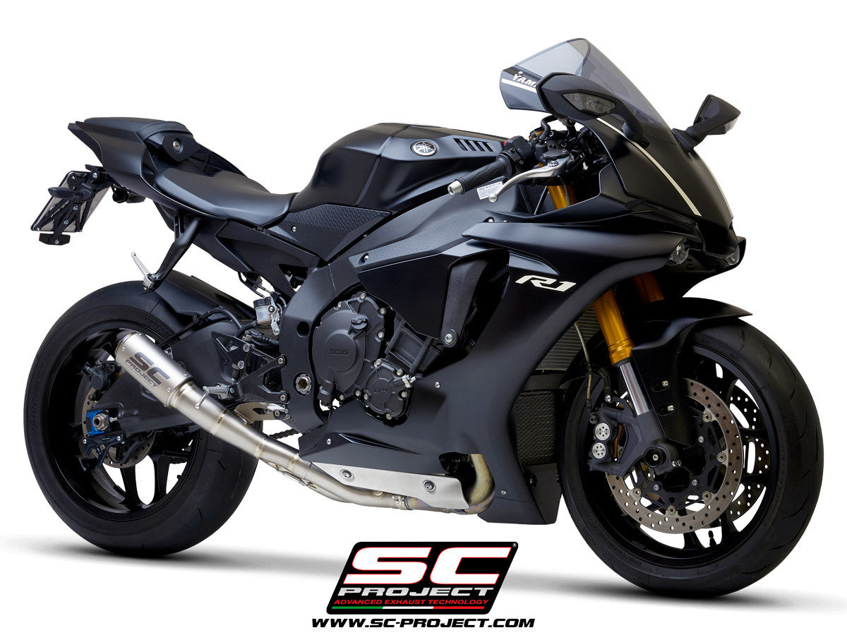 SC-Project Slip-On CR-T + KAT zamjensko cijev Yamaha YZF-R1/M RN32 (15-16) Y11A-DET36 