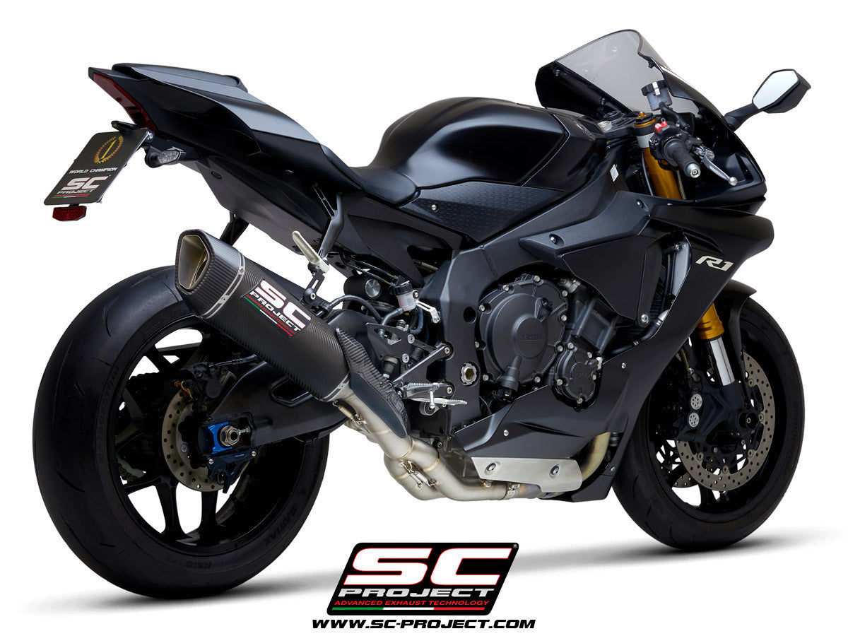 SC-Project Slip-On SC1-R + KAT zamjensko cijev Yamaha YZF-R1/M RN32 (15-16) 