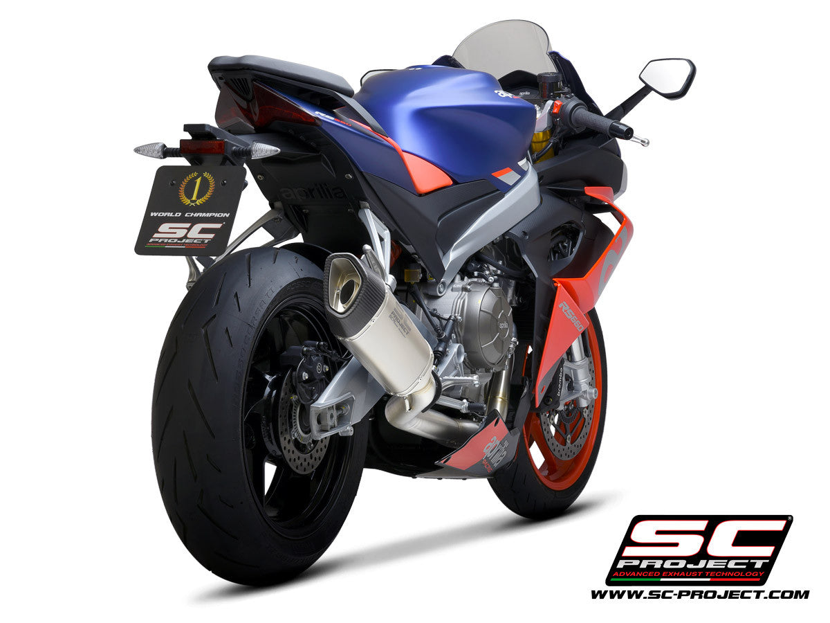 SC-Project nehrđajući čelik kompletni sustav 2-1 SC1-R Aprilia RS 660 (20-24) A23A-KC90 
