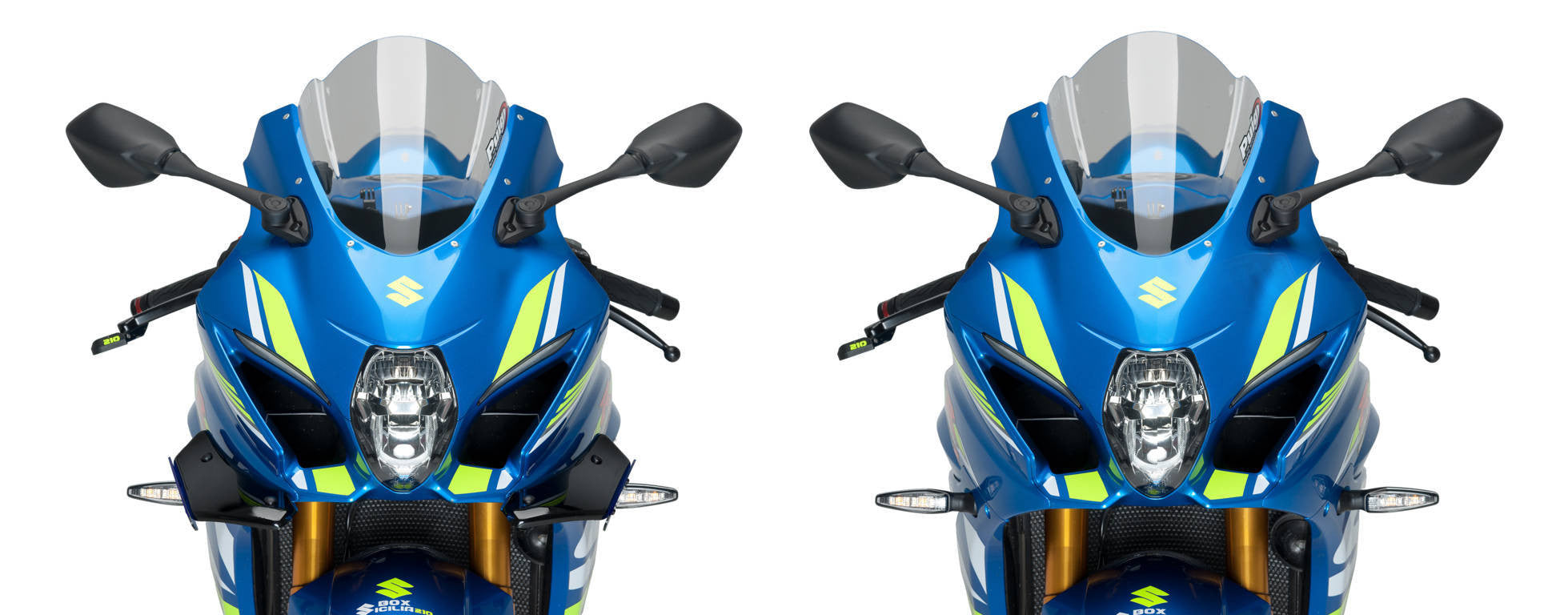Puig Winglets Spoiler Downforce Suzuki GSX-R 1000 (17-23) 9738 