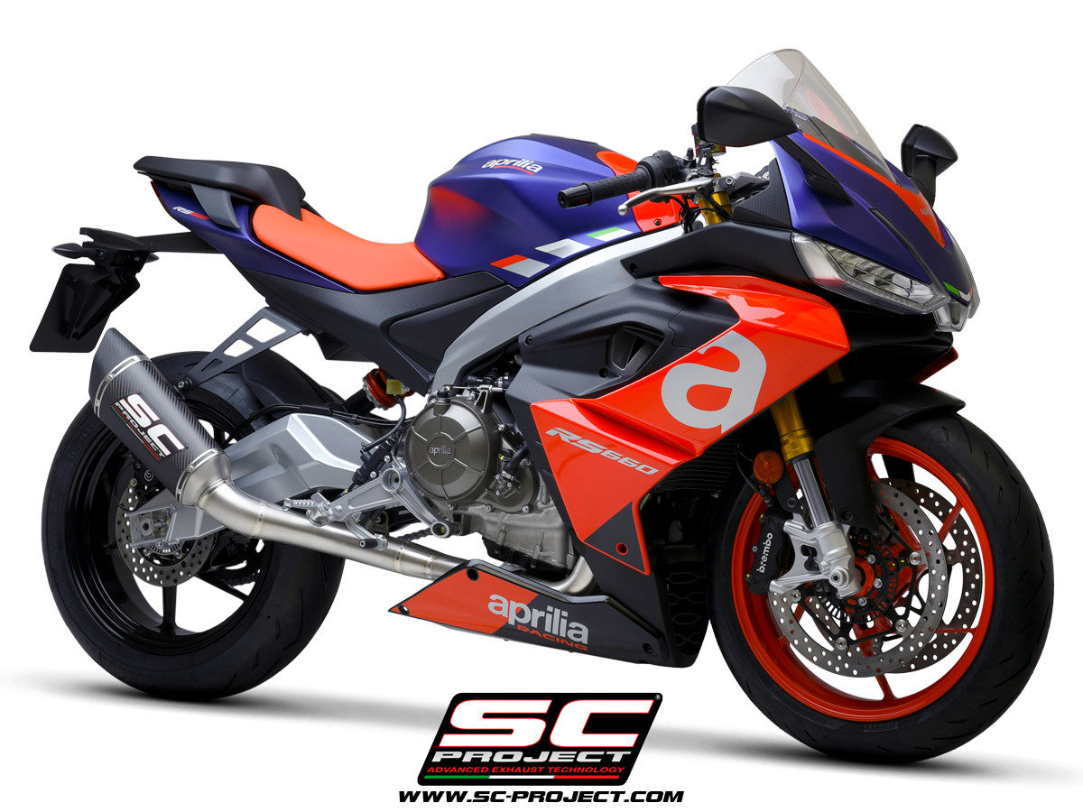 SC-Project Trofeo Titan kompletni sustav 2-1 SC1-R Aprilia RS 660 (20-24) A23A-PTC90 