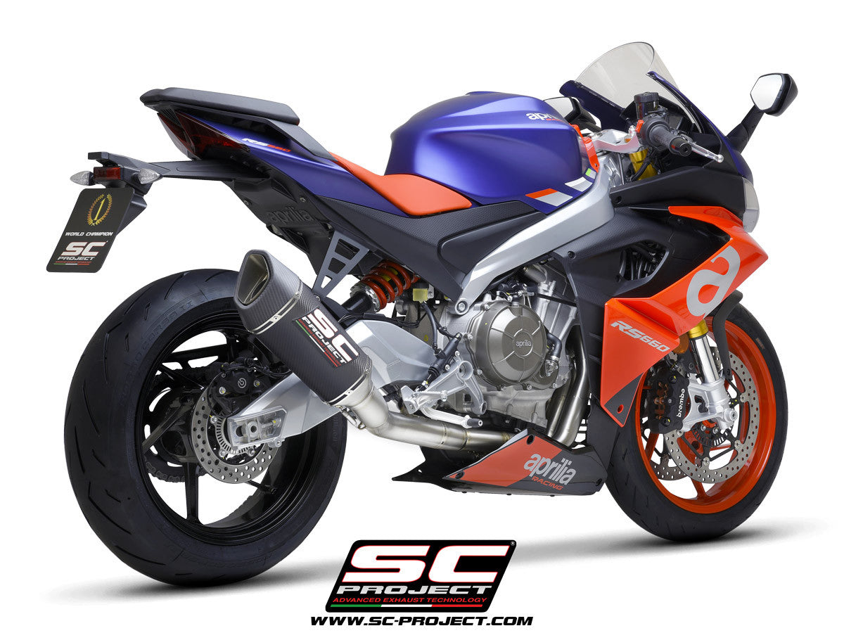 SC-Project Trofeo Titan kompletni sustav 2-1 SC1-R Aprilia RS 660 (20-24) A23A-PTC90 