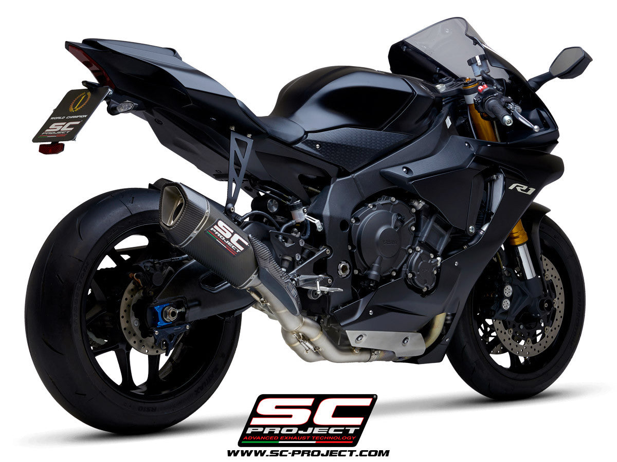 SC-Project Slip-On SC1-R + KAT zamjensko cijev Yamaha YZF-R1/M RN32 (15-16) 