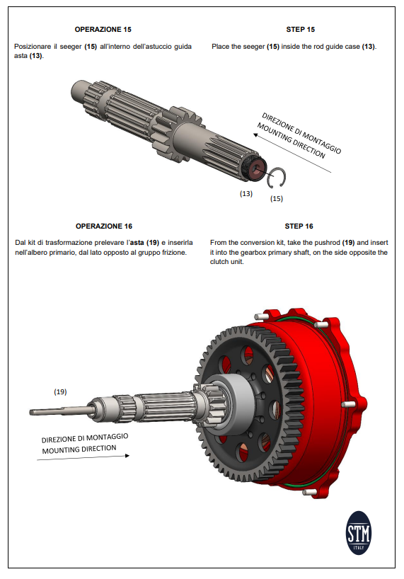 STM EVO GP suha spojka Ducati Panigale V2 955 (20-24) KTT-2600 