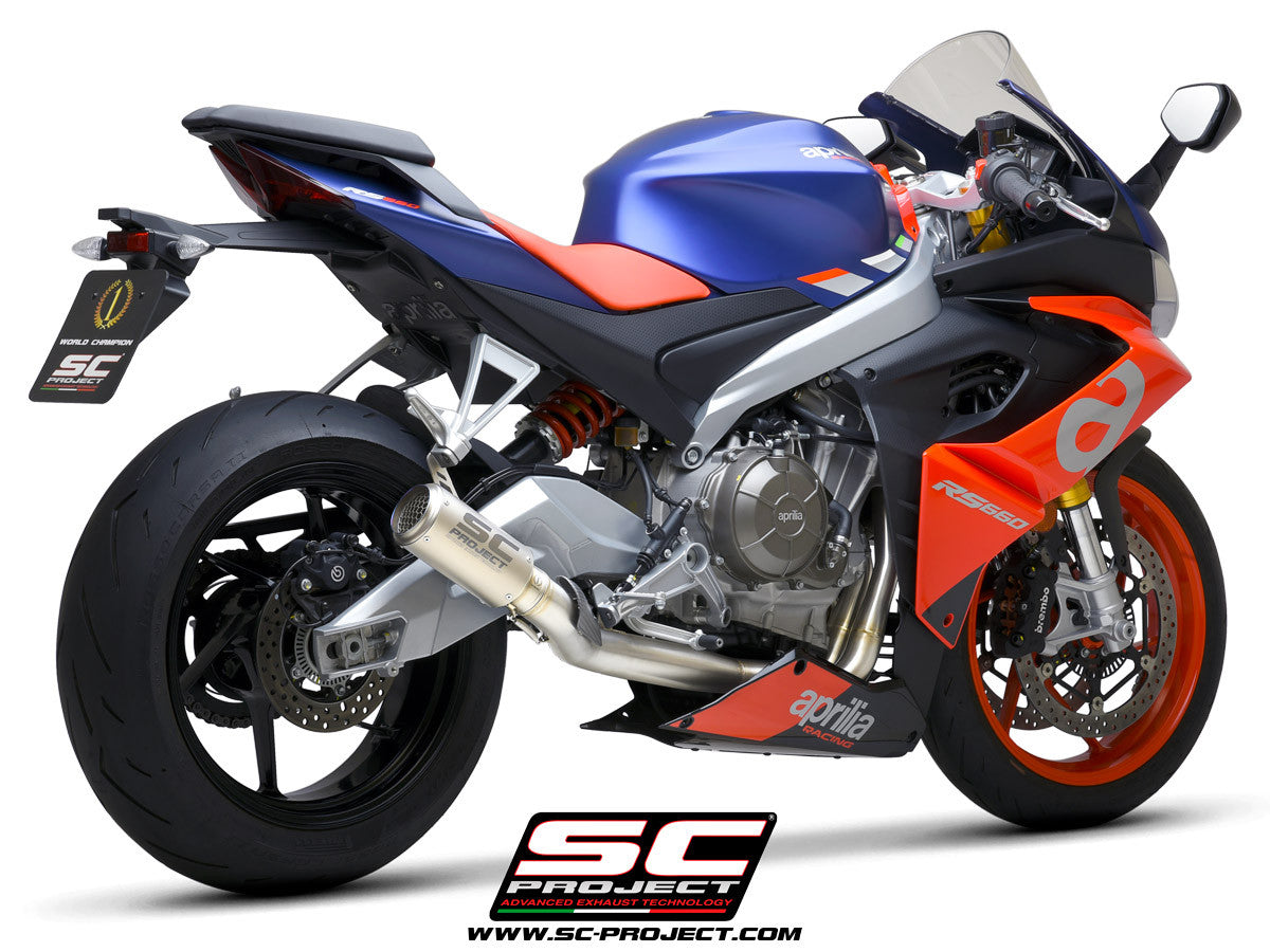 SC-Project nehrđajući čelik kompletni sustav ispuha 2-1 CR-T Aprilia RS 660 (20-24) 