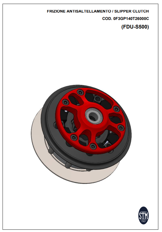STM EVO GP suha spojka Ducati Panigale V2 955 (20-24) KTT-2600 