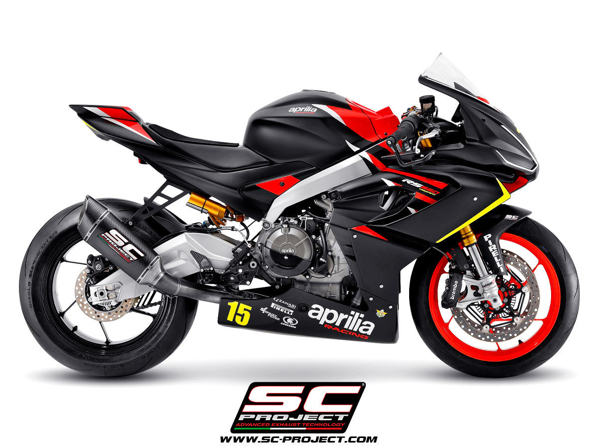 SC-Project Trofeo Titan kompletni sustav 2-1 SC1-R Aprilia RS 660 (20-24) A23A-PTC90 