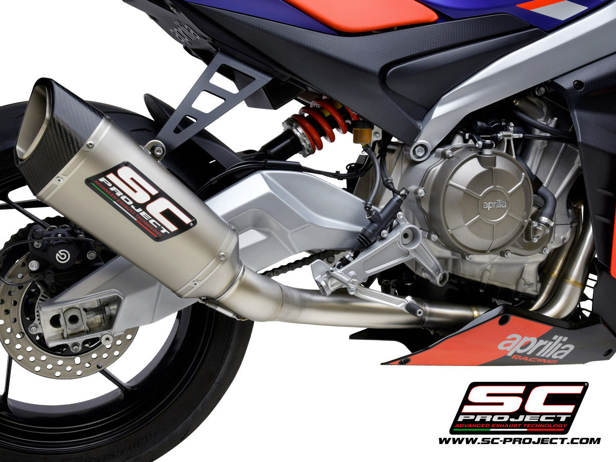 SC-Project Trofeo Titan kompletni sustav 2-1 SC1-R Aprilia RS 660 (20-24) A23A-PTC90 