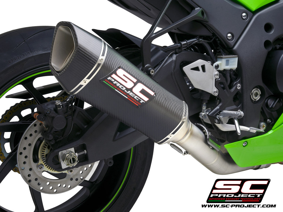 SC-Project Slip-On SC1-R + KAT zamjenska cijev za Kawasaki ZX-10 R/RR (21-26) K38A-DET91C 