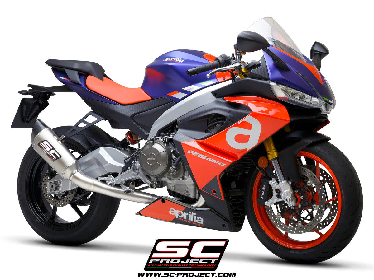 SC-Project Trofeo Titan kompletni sustav 2-1 SC1-R Aprilia RS 660 (20-24) A23A-PTC90 