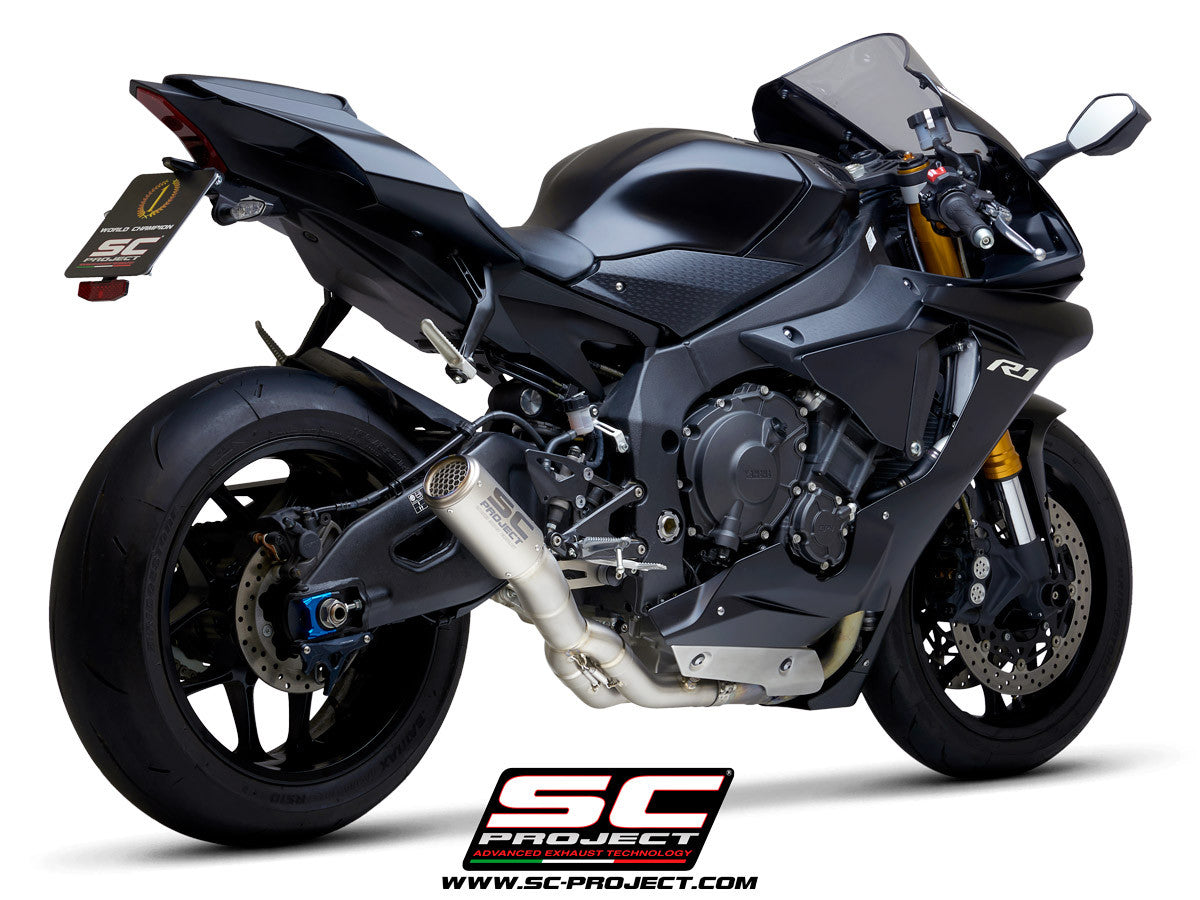 SC-Project Slip-On CR-T + KAT zamjensko cijev Yamaha YZF-R1/M RN32 (15-16) Y11A-DET36 