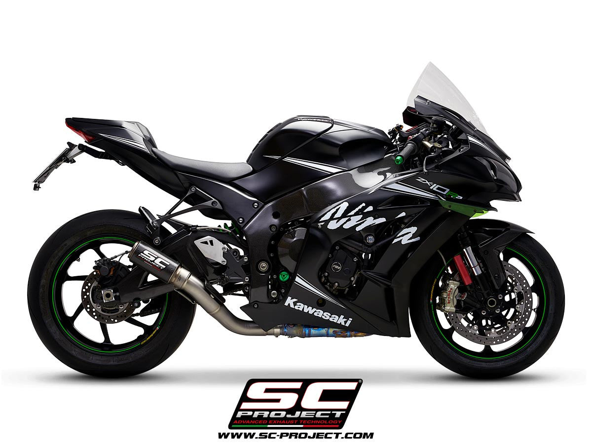 SC-Project Slip-On CR-T + KAT zamjensko cijev Kawasaki ZX-10 R/RR (16-20) K22A-DET36 