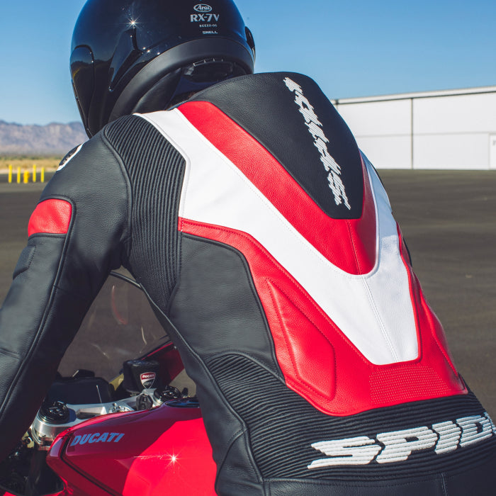 Spidi Laser Pro jednodijelni kombinezon Kožno odijelo – perforirani trkaći kombinezon | muški | crveni | Y154014 