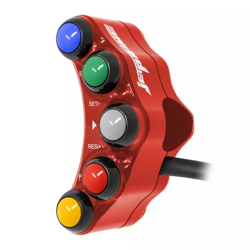 Lijevi prekidač upravljača Race JetPrime za Kawasaki ZX-10 R/RR (21-26) JP PLSR 054 