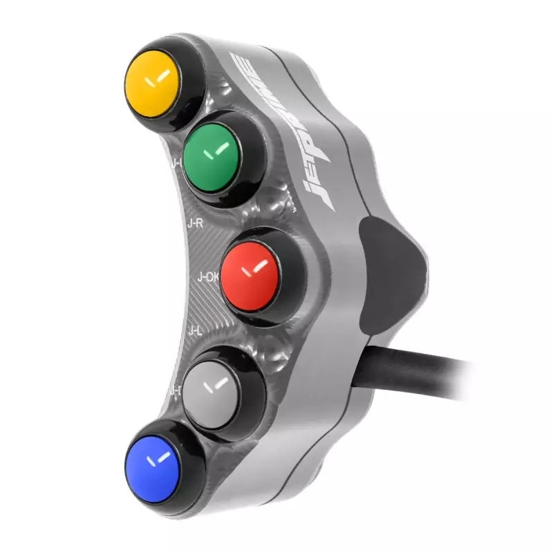 Upravljački prekidač Race lijevi JetPrime Aprilia RSV4/1100 Factory/RF/RR (17-20) JP PLSR 009 RF 