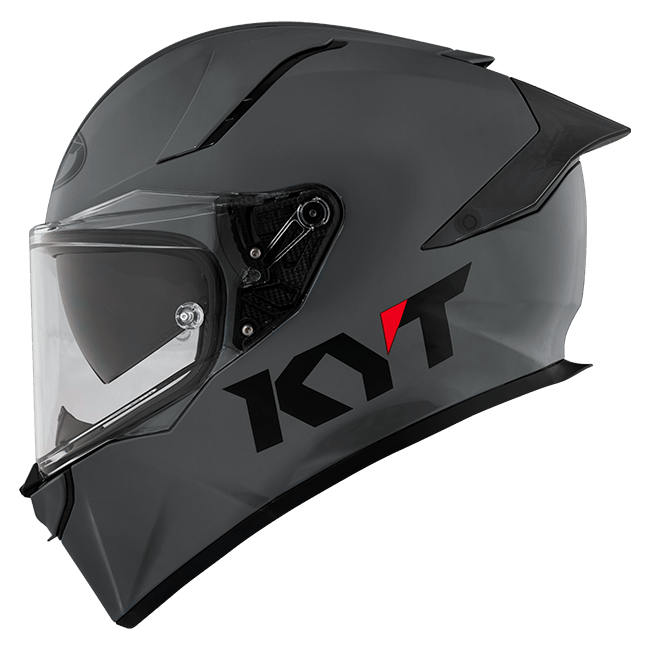 KYT R2R Plain Siva – Integralna kaciga ECE 22.06 – TGP MotoRacing