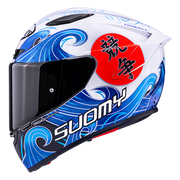 Suomy Track-1 kaciga Waves Bijela K6T10025 