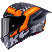 KYT R1R Racing kaciga Carbon Accelerator Matt Narančasta Y6R10001 