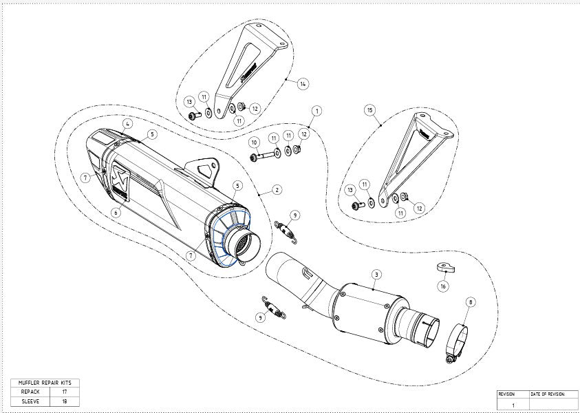 Akrapovič Slip-On Line Track Day (Titanij) Honda CBR1000RR-R SC82 (24-26) S-H10SO28-APLT/TD 
