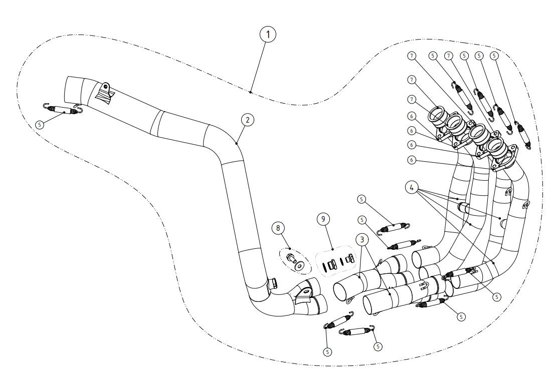 Akrapovic ispušni sustav (nehrđajući čelik) Honda CBR 600 RR (13-18) E-H6R8/1 